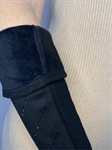Перчатки длинные зимние черные со стразами "ёлочка", р. 7, текстиль с микрофиброй - фото 24463