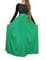 Зеленое платье в пол, верх из панбархата - фото 5282