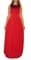 Красное платье в пол без рукавов с кружевом на лифе. 259 - фото 5300