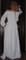 Белый платье в пол в горошек с открытыми плечами - фото 5615
