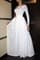 Белое платье в пол из микромасла классическое. 221 - фото 5641