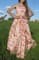 Корсетное платье в пол. Розовое - фото 5655