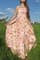 Корсетное платье в пол. Розовое - фото 5663