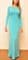 Голубое платье в пол с открытой спиной - фото 6527