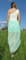 Шифоновое платье цвета минт с ассиметричной юбкой - фото 6616