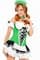 Карнавальный костюм баварской девушки с зеленым корсетом - фото 6872