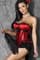 Красный корсет Burlesque с мягким лифом - фото 7274