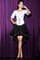 Ассиметричная юбка с бархатистым напылением - фото 8222