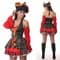 Красное платье пиратки с камзолом - фото 8294
