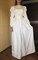 Белое прямое платье в пол из тонкого атласа - фото 9053