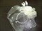 Молочная вуалетка с цветком на ободке - фото 9196