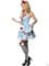 Маскарадный костюм Алисы в зазеркалье. Длинное голубое платье - фото 9667
