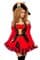 Красное платье пиратки с камзолом - фото 9835